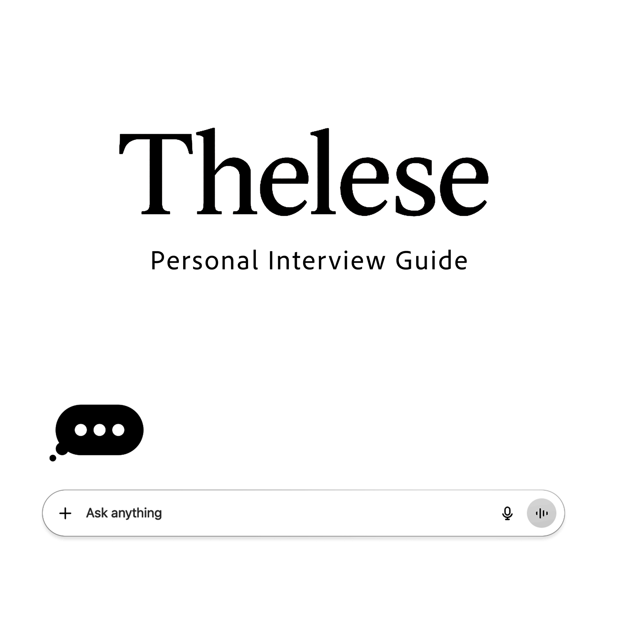 Custom Interview Guide